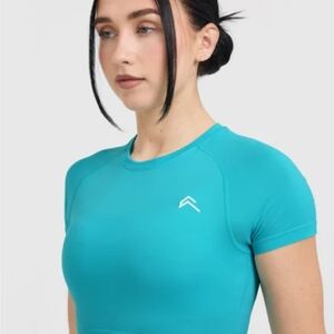 Teal Short Sleeve Women's Top